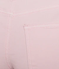 Prosperity Denim Pink Floral Embroidered Shorts