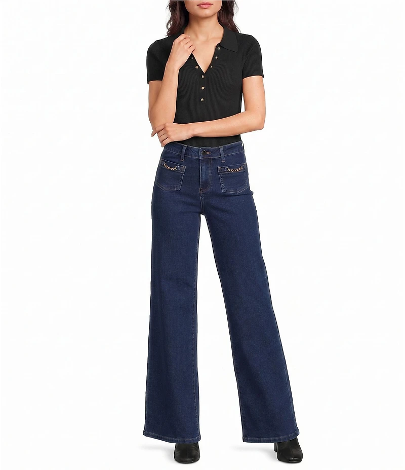 Prosperity Denim Wide Leg Jeans