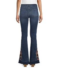 Prosperity Floral Embroidered Flared Jeans