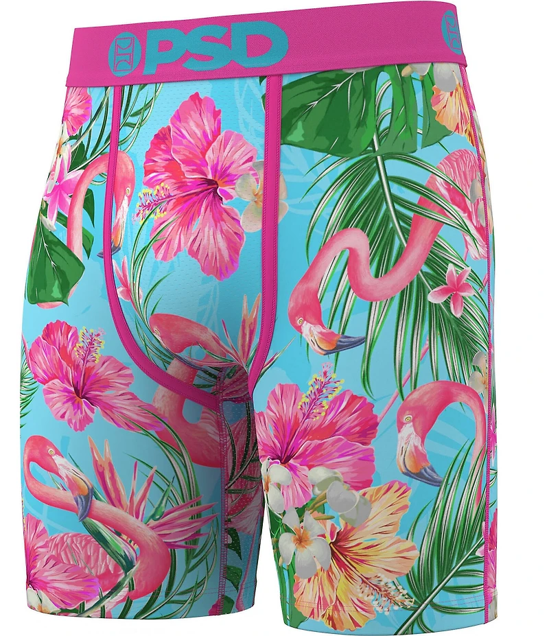 PSD Flamingoing 7#double; Inseam Standard Length Boxer Briefs