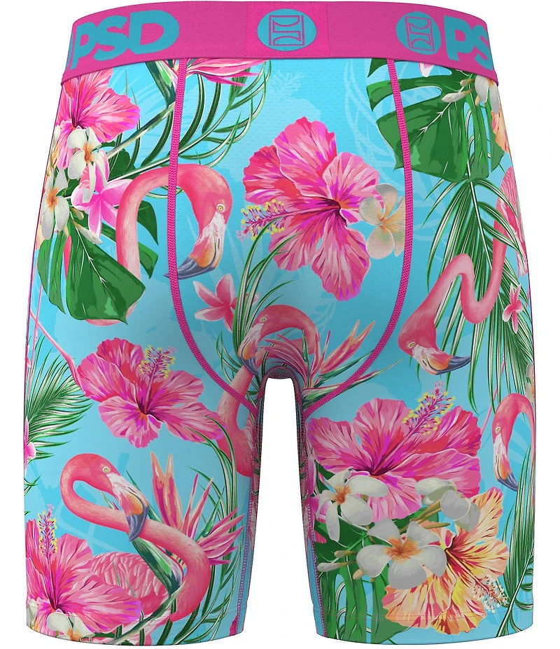 PSD Flamingoing 7#double; Inseam Standard Length Boxer Briefs