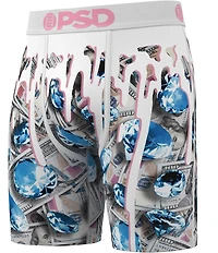 PSD The Benjis Melts Print 7#double; Inseam Standard Length Boxer Briefs
