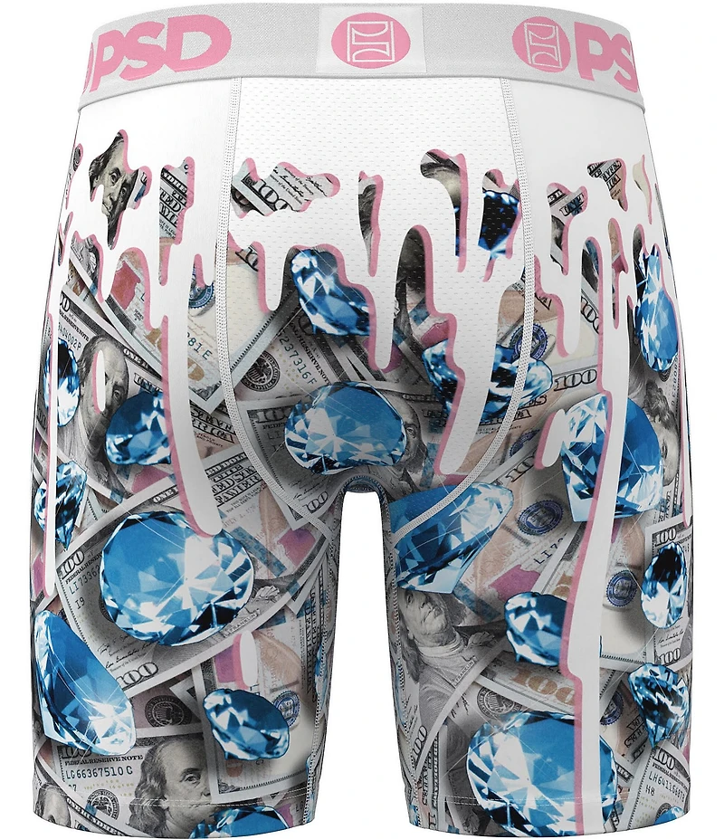 PSD The Benjis Melts Print 7#double; Inseam Standard Length Boxer Briefs
