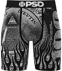 PSD The Silver Band Money Print 7#double; Inseam Boxer Briefs