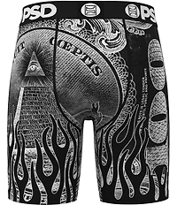 PSD The Silver Band Money Print 7#double; Inseam Boxer Briefs