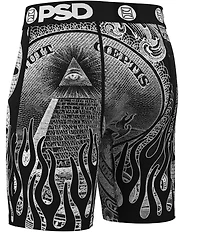 PSD The Silver Band Money Print 7#double; Inseam Boxer Briefs