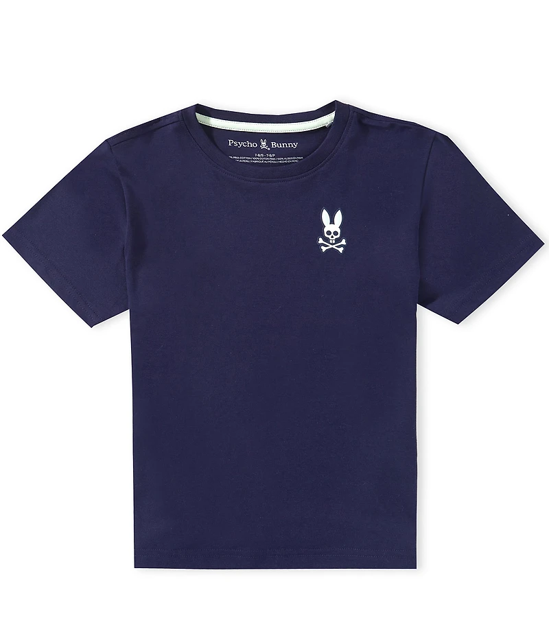 Psycho Bunny Big Boys Short Sleeve Frank Back Graphic Tee