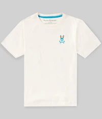 Psycho Bunny Big Boys Short Sleeve Frank Back Graphic Tee
