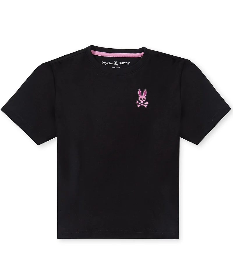 Psycho Bunny Big Boys Short Sleeve Frank Back Graphic Tee