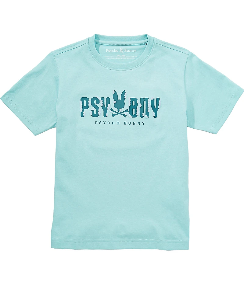 Psycho Bunny Big Boys Short Sleeve Otto Graphic T-Shirt