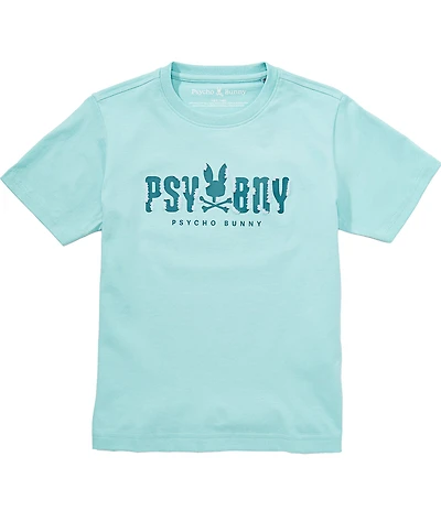 Psycho Bunny Big Boys Short Sleeve Otto Graphic T-Shirt
