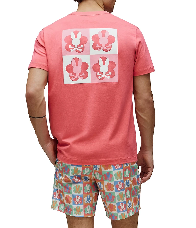 Psycho Bunny Aiden Back Graphic Short Sleeve T-Shirt