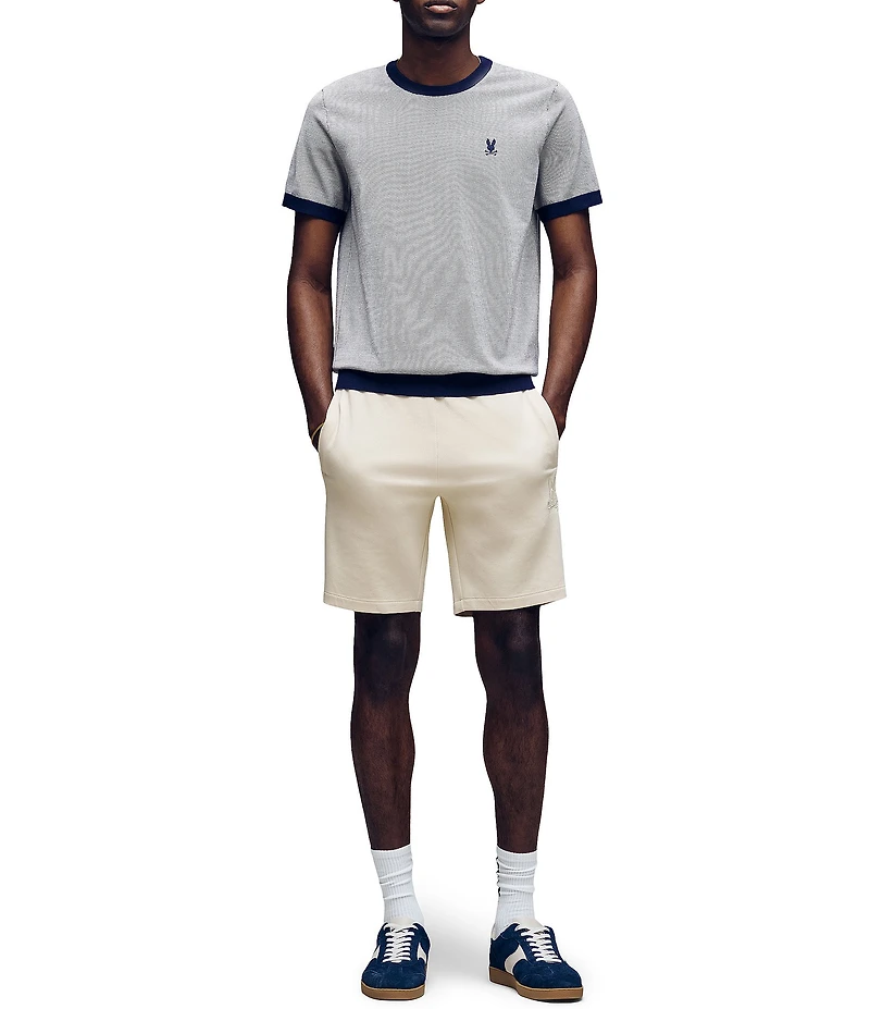 Psycho Bunny Ali Jacquard Knit Short Sleeve T-Shirt