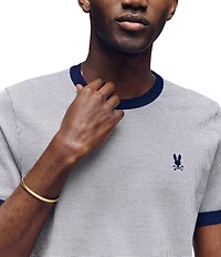 Psycho Bunny Ali Jacquard Knit Short Sleeve T-Shirt