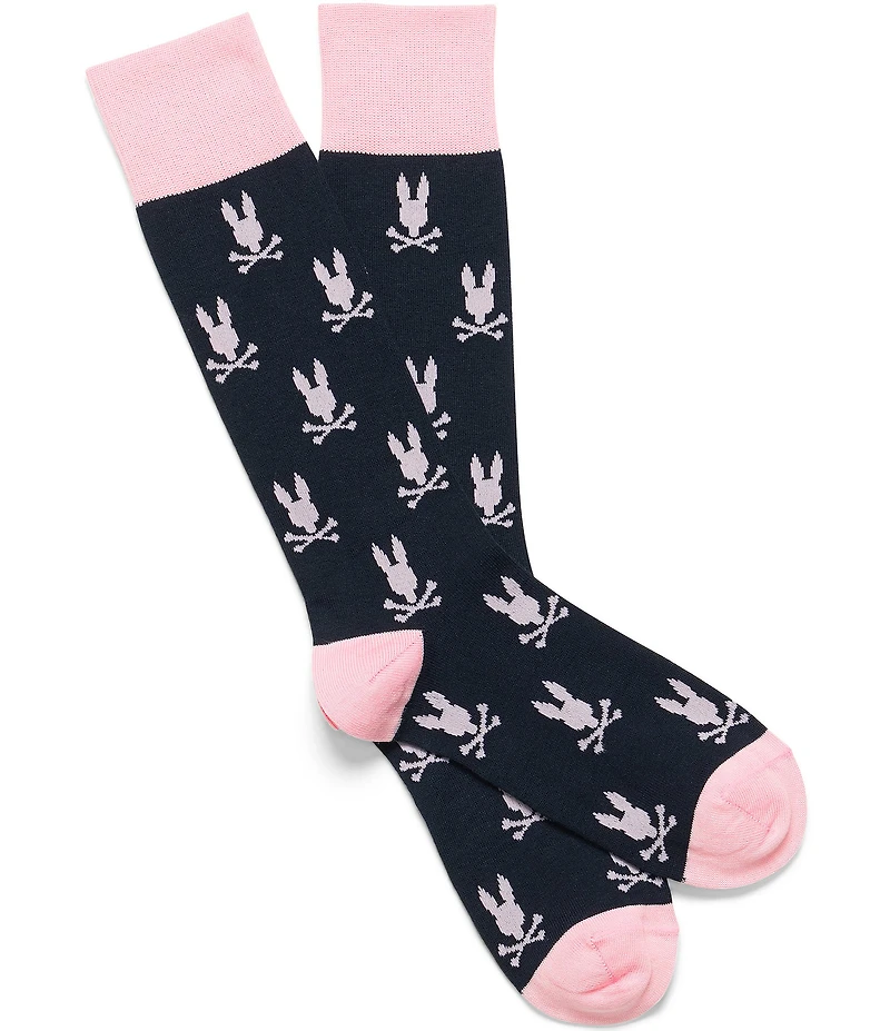 Psycho Bunny All Over Bunny Dress Socks