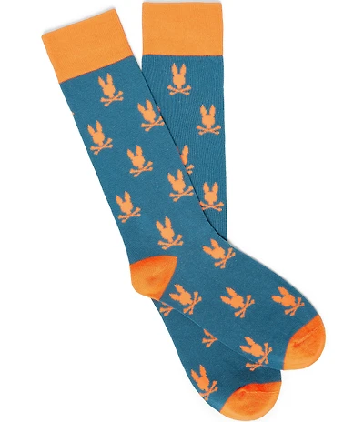Psycho Bunny All Over Bunny Dress Socks