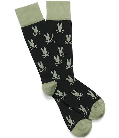 Psycho Bunny All Over Bunny Dress Socks