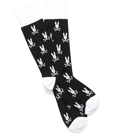 Psycho Bunny All Over Bunny Dress Socks