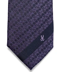 Psycho Bunny All Over Bunny Print 3 1/4#double; Silk Ties