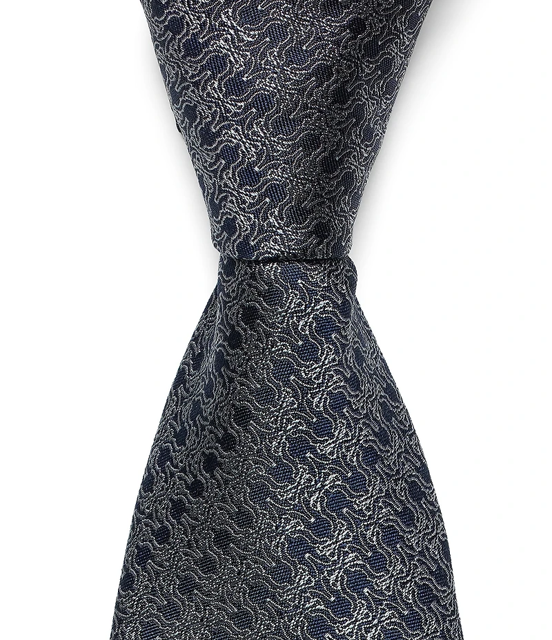 Psycho Bunny All Over Bunny Print 3 1/4#double; Silk Ties