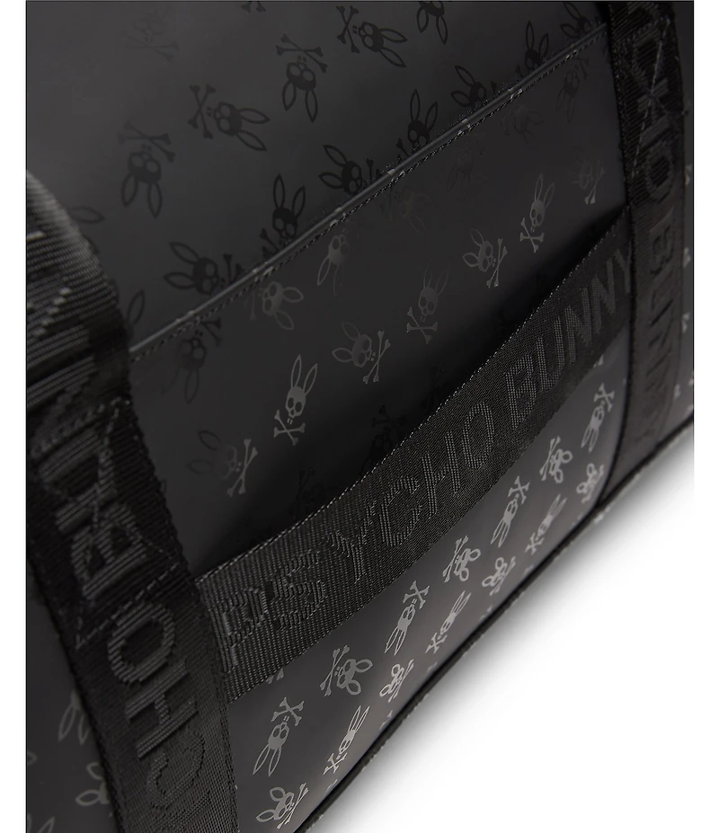 Psycho Bunny Allover Bunny Signature Printed Duffel Bag