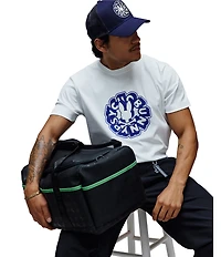 Psycho Bunny Allover Bunny Signature Printed Duffel Bag