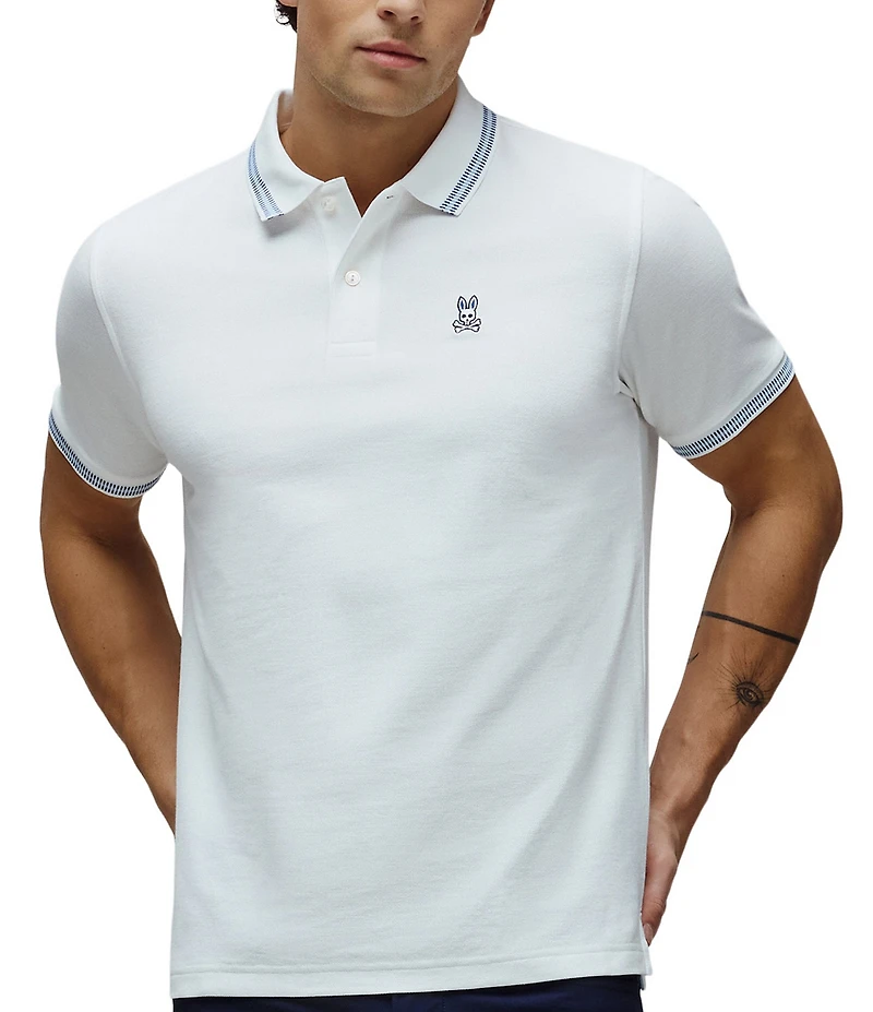Psycho Bunny Andre Pique Short Sleeve Polo Shirt