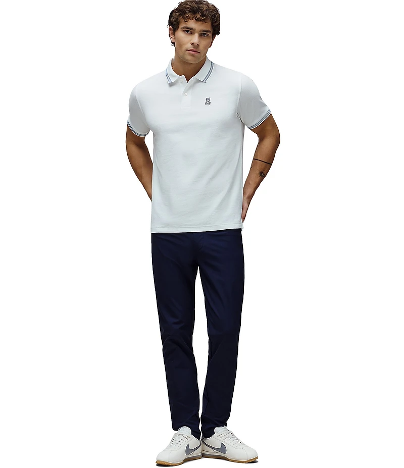 Psycho Bunny Andre Pique Short Sleeve Polo Shirt