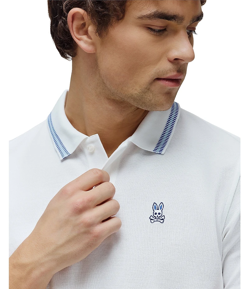 Psycho Bunny Andre Pique Short Sleeve Polo Shirt