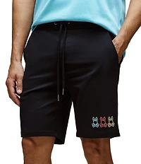 Psycho Bunny Andy Embroidered 8#double; Inseam Shorts