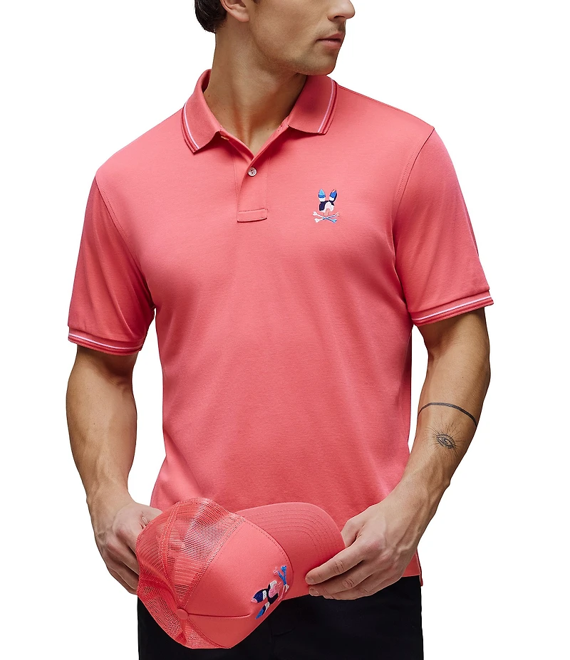 Psycho Bunny Ara Pique Short Sleeve Polo Shirt