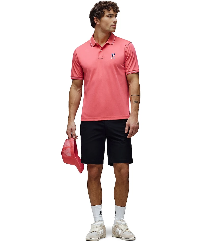 Psycho Bunny Ara Pique Short Sleeve Polo Shirt