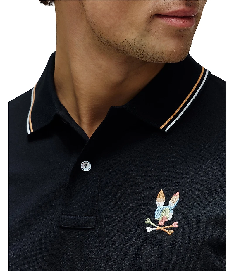 Psycho Bunny Ara Pique Short Sleeve Polo Shirt