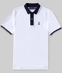 Psycho Bunny Archive Bunny Pique Short Sleeve Polo Shirt