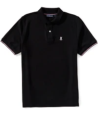 Psycho Bunny Archive Bunny Pique Short Sleeve Polo Shirt