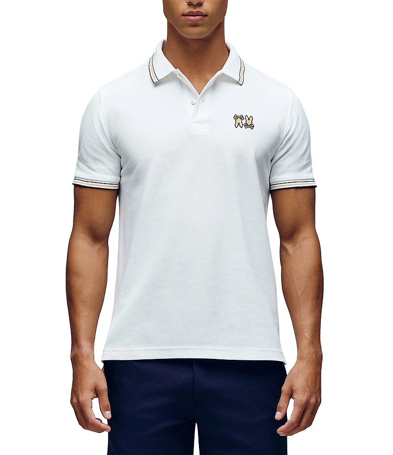 Psycho Bunny Archive Neon Bunny Short Sleeve Polo Shirt