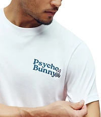 Psycho Bunny Archive Wordmark Short Sleeve T-Shirt