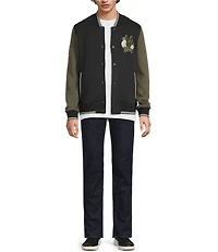 Psycho Bunny Auguste Knit Bomber Jacket