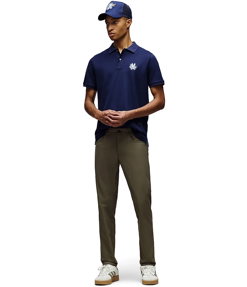 Psycho Bunny Auguste Pique Short Sleeve Polo Shirt