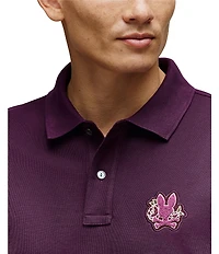 Psycho Bunny Auguste Pique Short Sleeve Polo Shirt