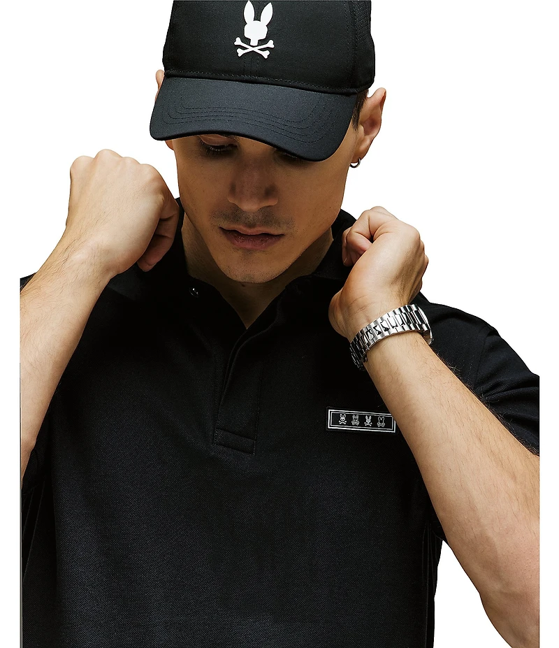 Psycho Bunny Axton Pique Short Sleeve Polo Shirt