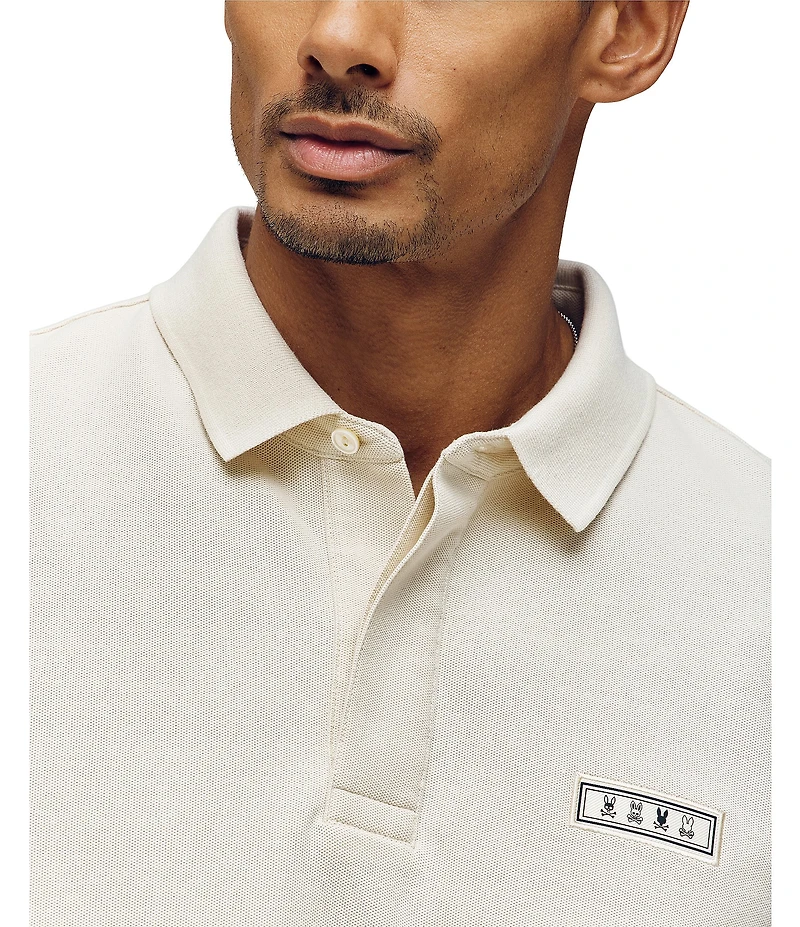 Psycho Bunny Axton Pique Short Sleeve Polo Shirt