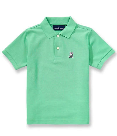 Psycho Bunny Big Boys Short-Sleeve Classic Pique Polo Shirt