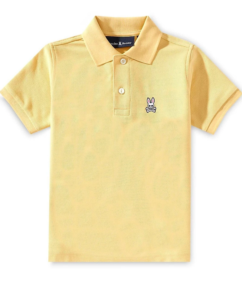 Psycho Bunny Big Boys Short-Sleeve Classic Pique Polo Shirt