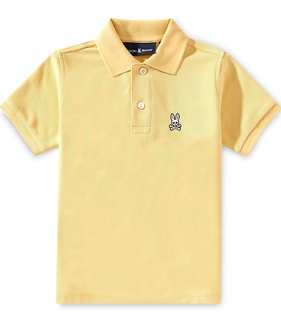 Psycho Bunny Big Boys Short-Sleeve Classic Pique Polo Shirt