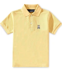 Psycho Bunny Big Boys Short-Sleeve Classic Pique Polo Shirt