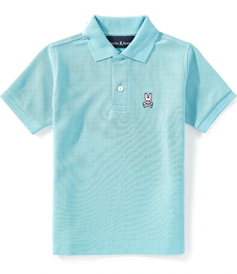 Psycho Bunny Big Boys Short-Sleeve Classic Pique Polo Shirt