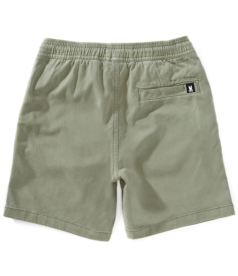 Psycho Bunny Big Boys Willis Stretch Elastic Drawstring Shorts
