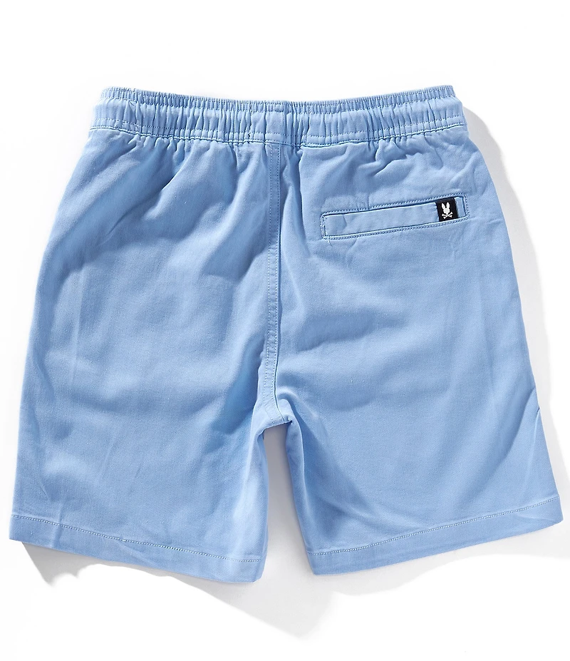 Psycho Bunny Big Boys Willis Stretch Elastic Drawstring Shorts