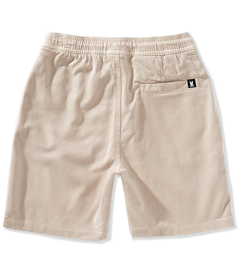 Psycho Bunny Big Boys Willis Stretch Elastic Drawstring Shorts